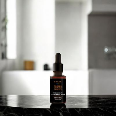 Лосьйон-сироватка для росту бороди для чоловіків, 30 мл