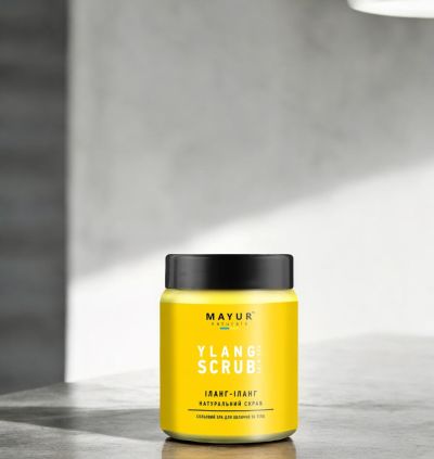 Соляний скраб для обличчя і тіла “Іланг-іланг”, 250 г
