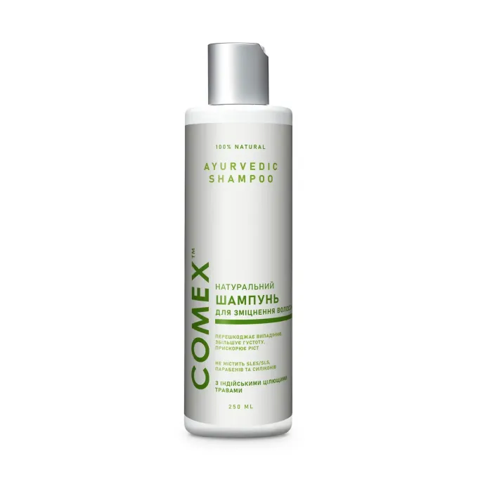 Аюрведичний шампунь з індійських трав для зміцнення волосся, 250 мл