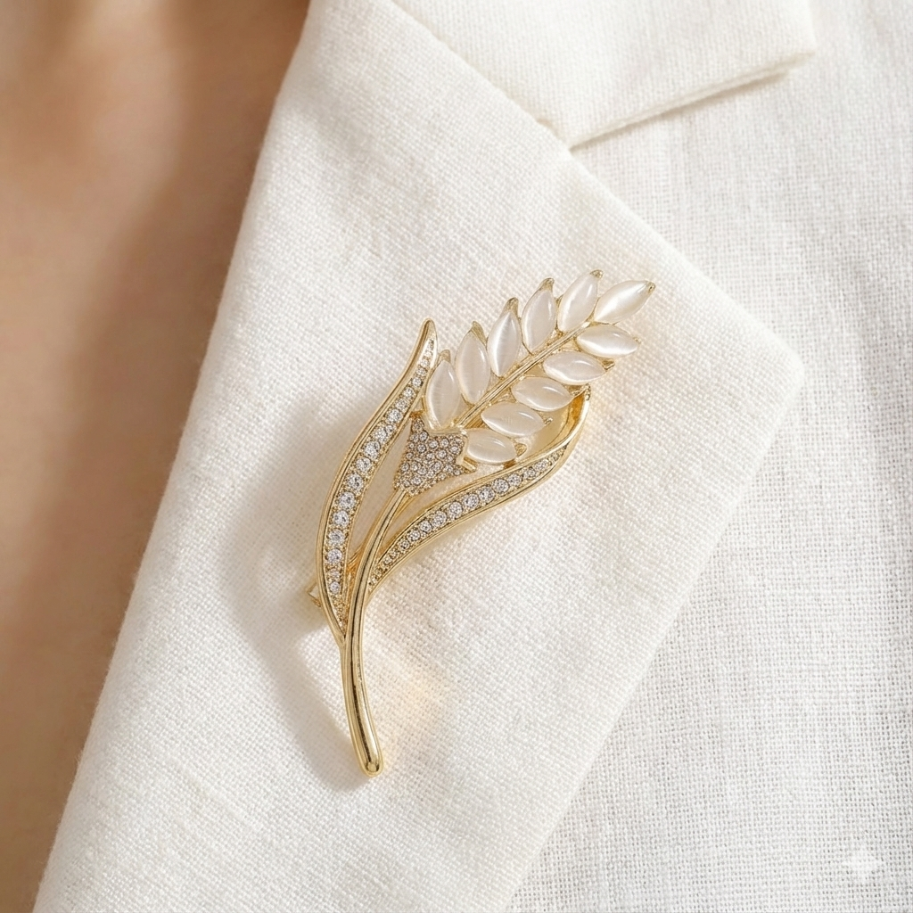 Брошка «Золотий Колосок»