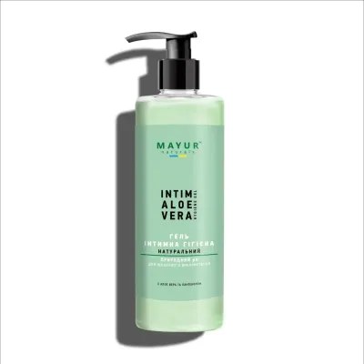 Натуральний гель для інтимного догляду з алое вера та пантенолом, 500 мл