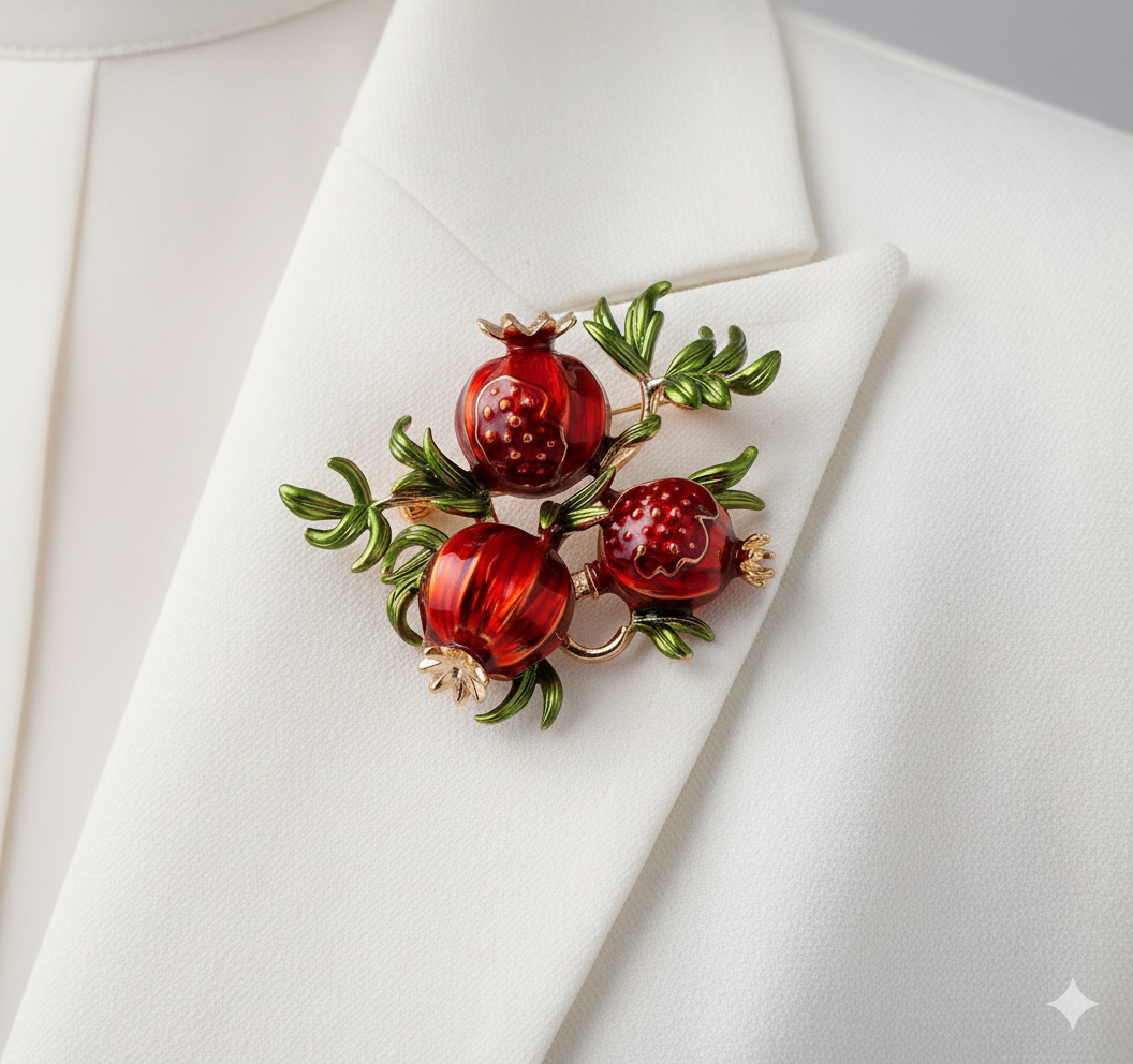 Брошка Гранат