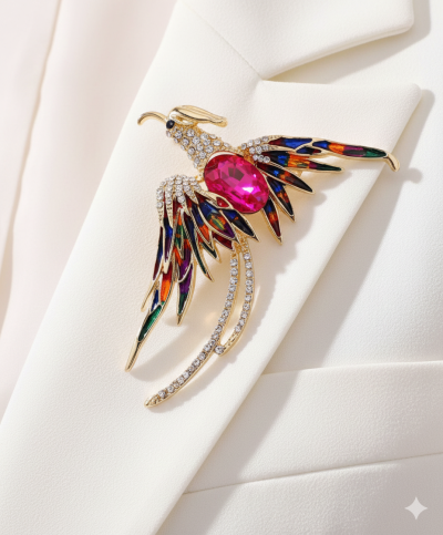 Брошка Жар-Птиця