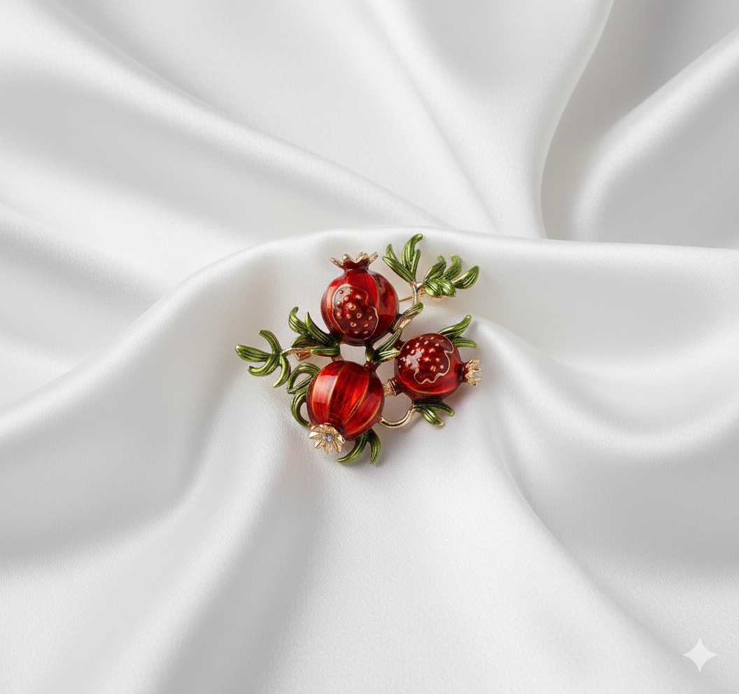 Брошка Гранат