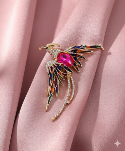 Брошка Жар-Птиця