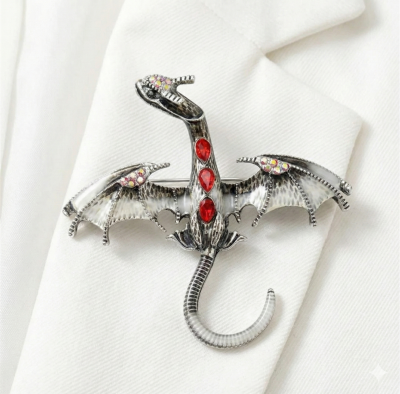 Брошка "Містичний Дракон"