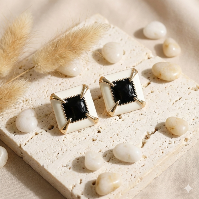 Статусні сережки «Геометрія Елегантності»