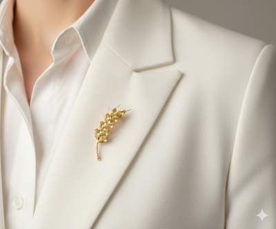 Брошка "Колосок"