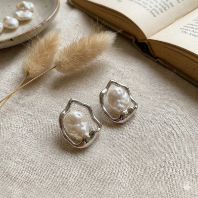 Круглі пусети "Вінтажна перлина"