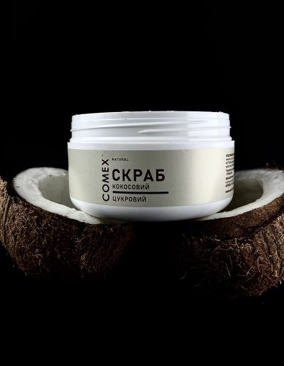 Цукровий скраб для тіла з кокосовою стружкою, 250 мл