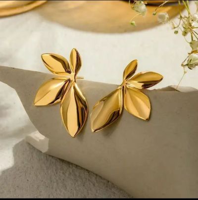 Сережки "Листя"