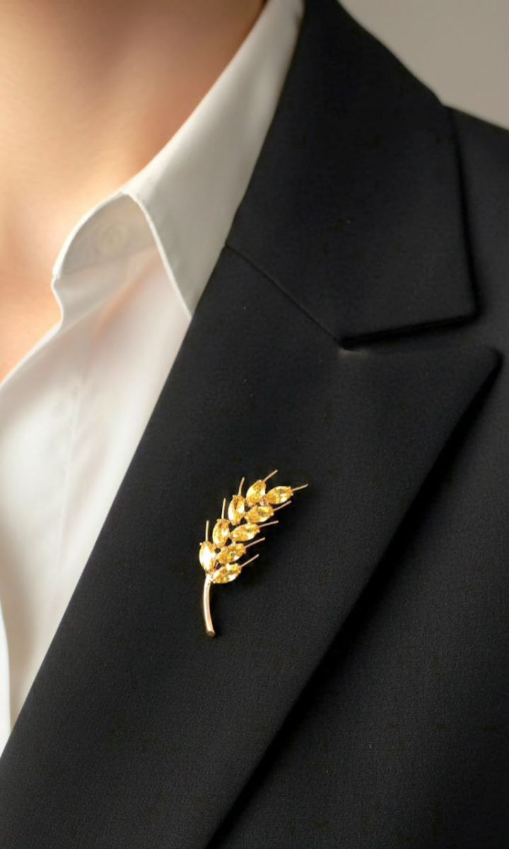 Брошка "Колосок"