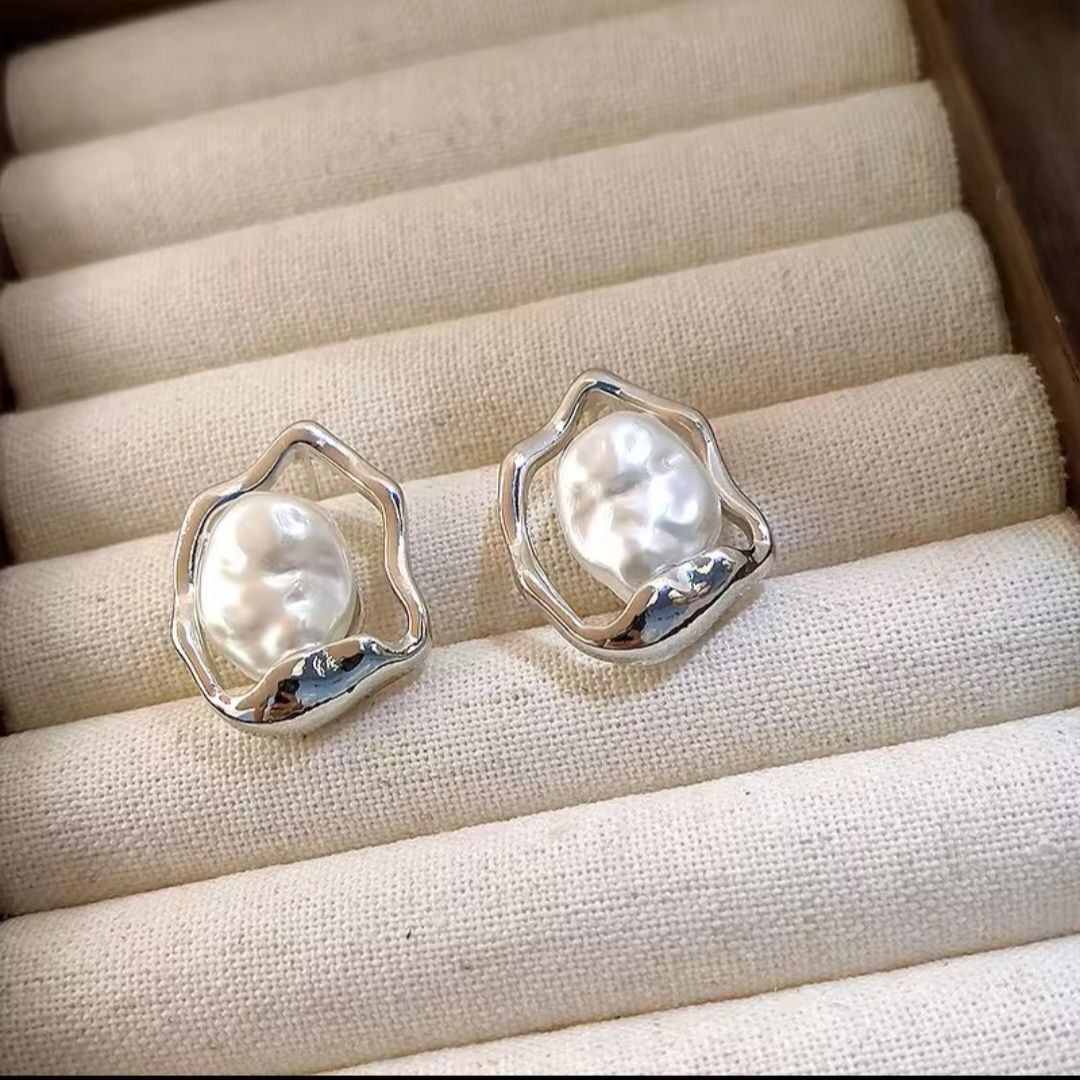 Круглі пусети "Вінтажна перлина"