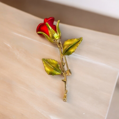Брошка Троянда