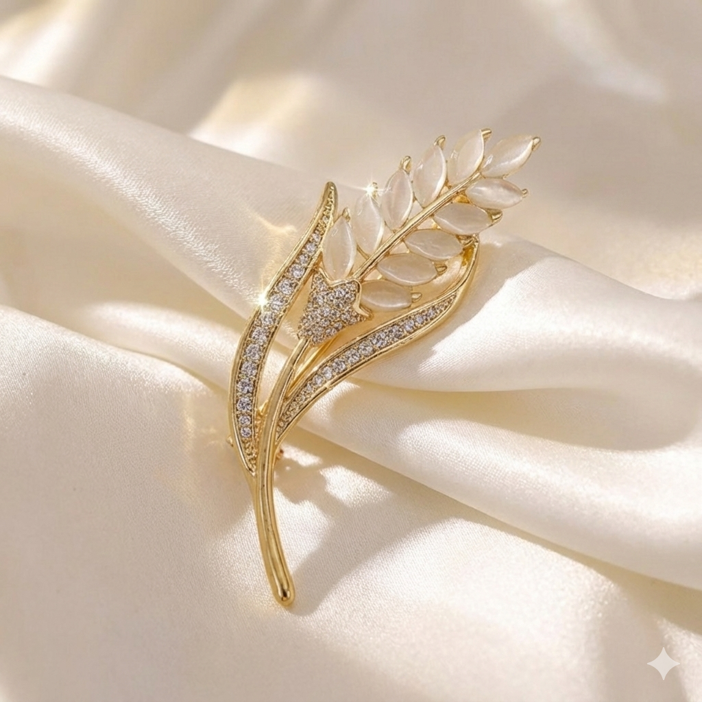 Брошка «Золотий Колосок»