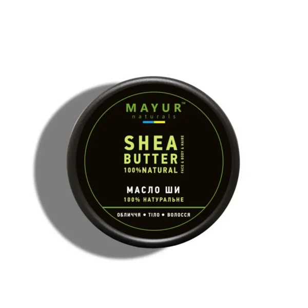 mayur-naturalna-oliia-shy-karite-dlia-shkiry-ta-volossia-50ml-3 Натуральна олія ши (каріте) Mayur для шкіри та волосся, 50 мл